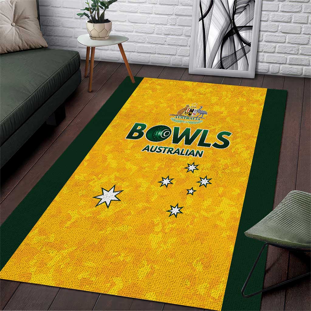 Australian Lawn Bowls Area Rug Aussie Minimalist Style - Aussie Hoodie