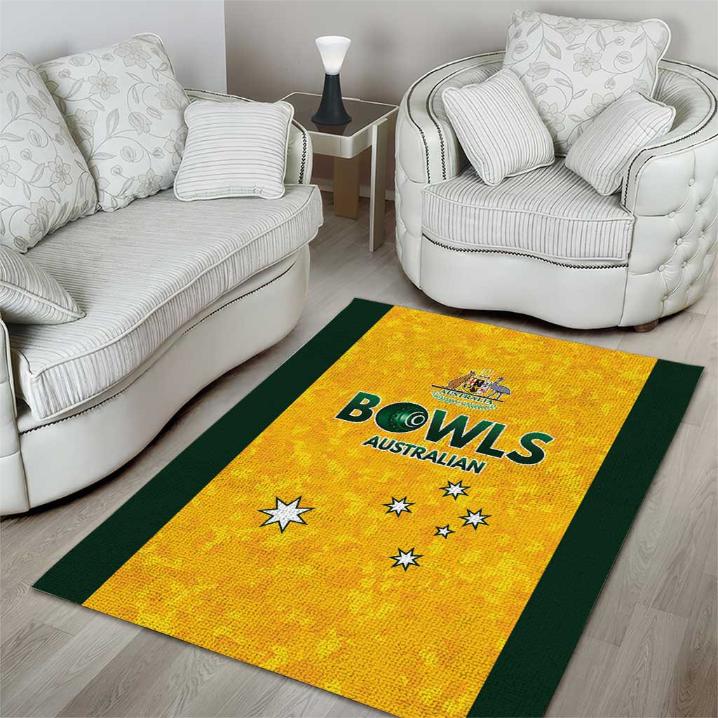 Australian Lawn Bowls Area Rug Aussie Minimalist Style - Aussie Hoodie