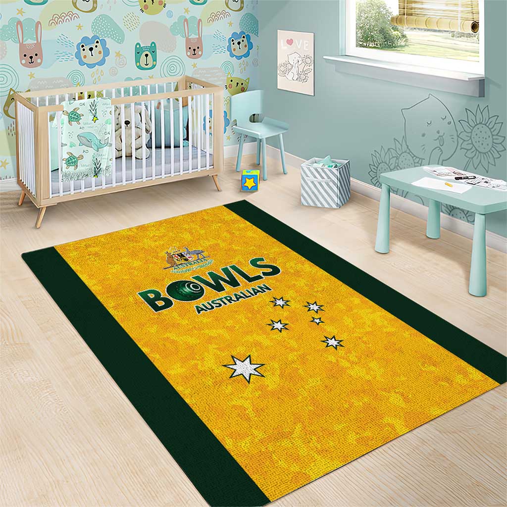 Australian Lawn Bowls Area Rug Aussie Minimalist Style - Aussie Hoodie