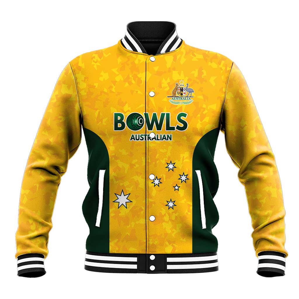 Australian Lawn Bowls Custom Baseball Jacket Aussie Minimalist Style - Aussie Hoodie
