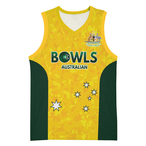 Australian Lawn Bowls Custom Basketball Jersey Aussie Minimalist Style - Aussie Hoodie