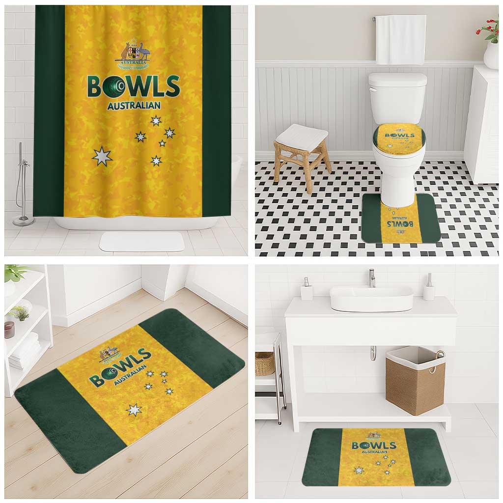Australian Lawn Bowls Bathroom Set Aussie Minimalist Style - Aussie Hoodie
