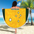 Australian Lawn Bowls Beach Blanket Aussie Minimalist Style - Aussie Hoodie