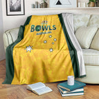 Australian Lawn Bowls Blanket Aussie Minimalist Style - Aussie Hoodie