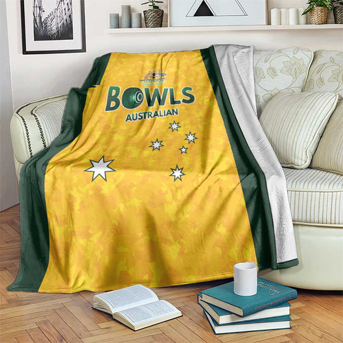 Australian Lawn Bowls Blanket Aussie Minimalist Style - Aussie Hoodie