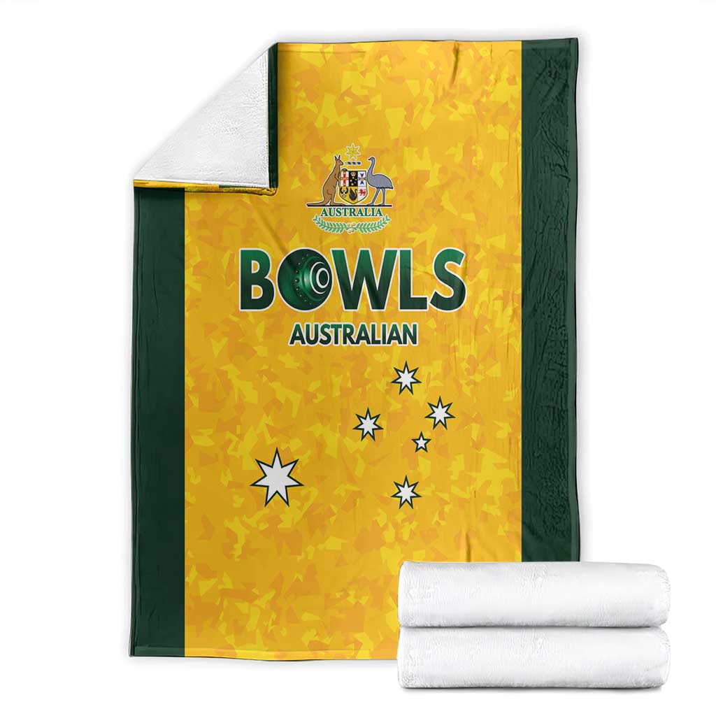 Australian Lawn Bowls Blanket Aussie Minimalist Style - Aussie Hoodie