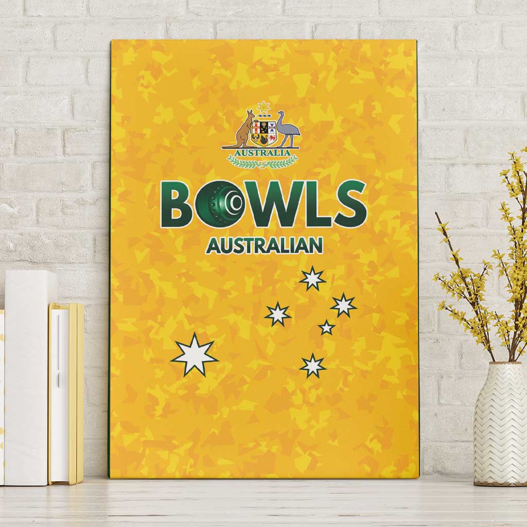 Australian Lawn Bowls Canvas Wall Art Aussie Minimalist Style - Aussie Hoodie