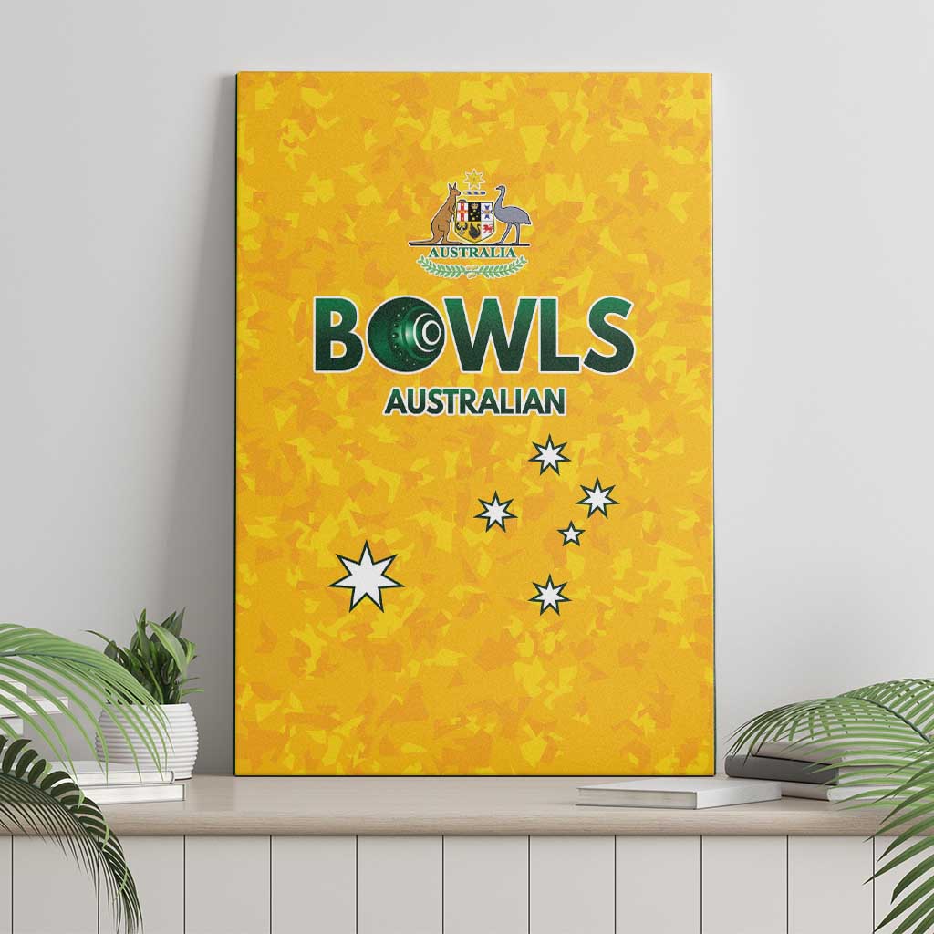 Australian Lawn Bowls Canvas Wall Art Aussie Minimalist Style - Aussie Hoodie