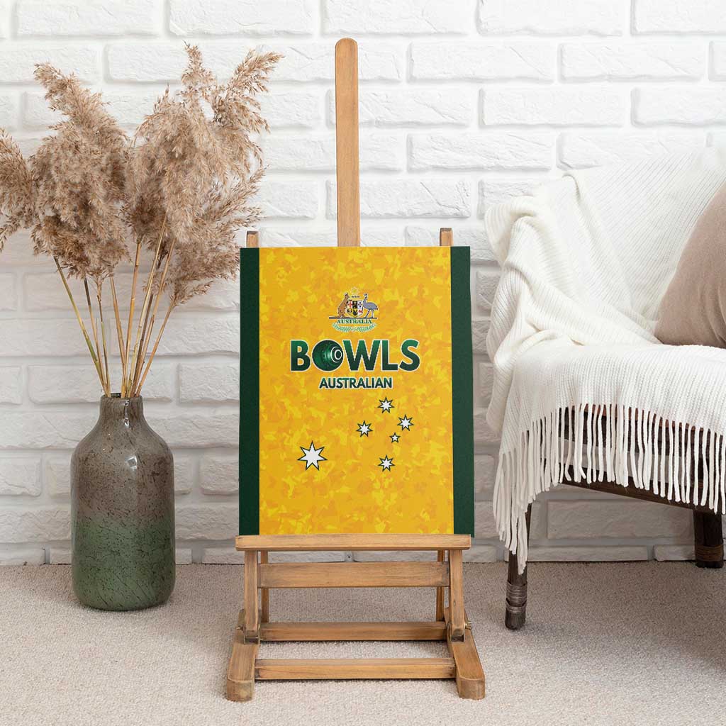 Australian Lawn Bowls Canvas Wall Art Aussie Minimalist Style - Aussie Hoodie