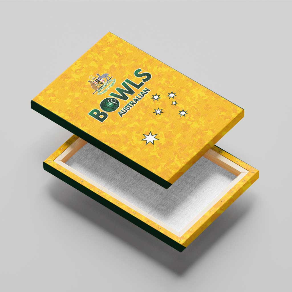 Australian Lawn Bowls Canvas Wall Art Aussie Minimalist Style - Aussie Hoodie