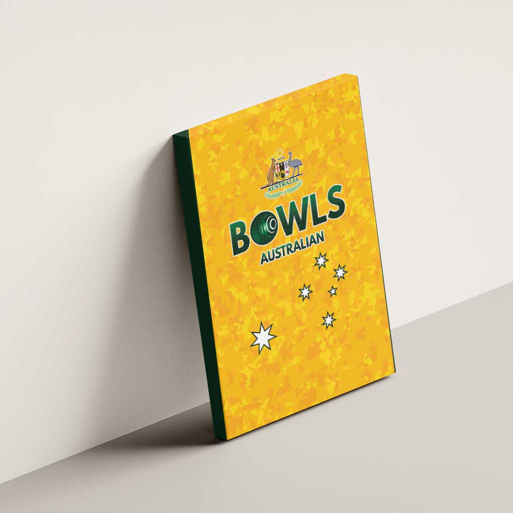 Australian Lawn Bowls Canvas Wall Art Aussie Minimalist Style - Aussie Hoodie