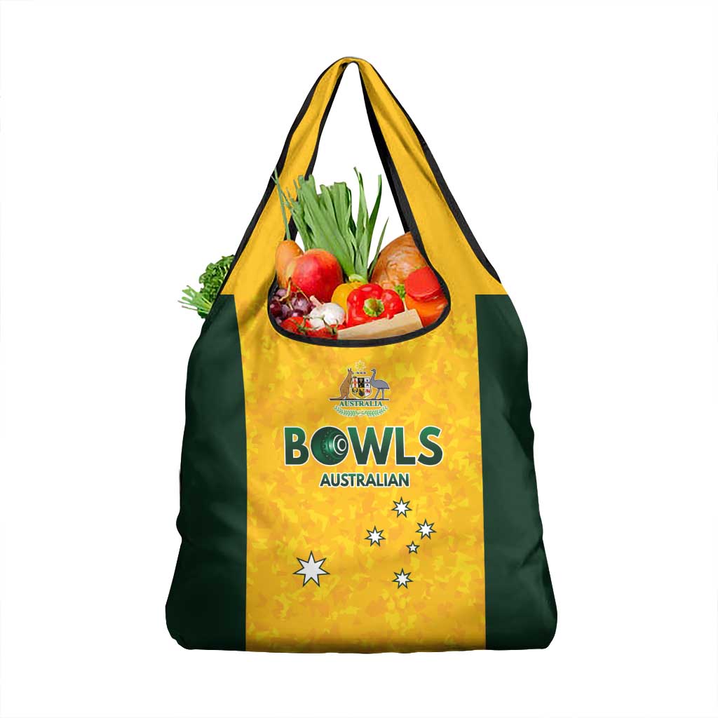Australian Lawn Bowls Grocery Bag Aussie Minimalist Style - Aussie Hoodie