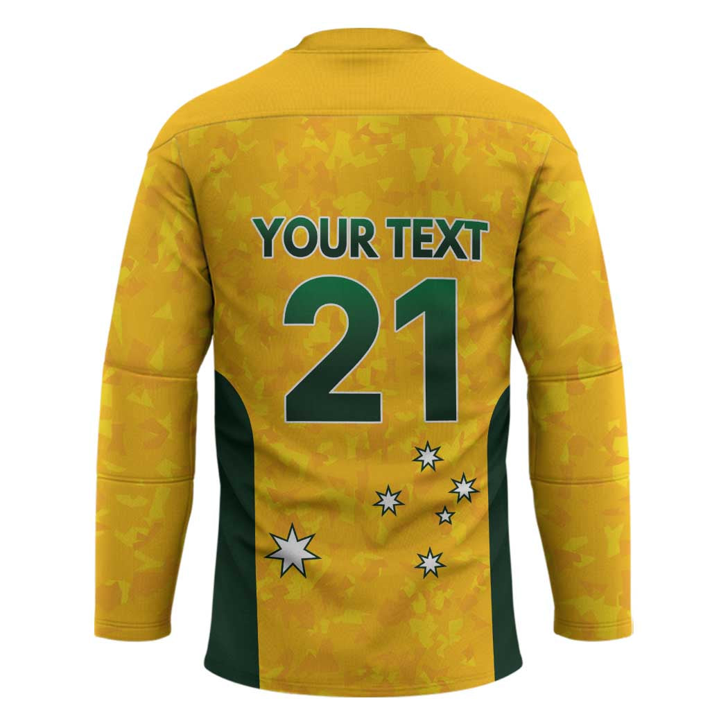 Australian Lawn Bowls Custom Hockey Jersey Aussie Minimalist Style - Aussie Hoodie