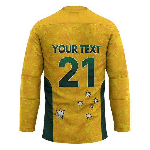 Australian Lawn Bowls Custom Hockey Jersey Aussie Minimalist Style - Aussie Hoodie