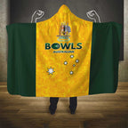 Australian Lawn Bowls Hooded Blanket Aussie Minimalist Style - Aussie Hoodie