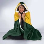 Australian Lawn Bowls Hooded Blanket Aussie Minimalist Style - Aussie Hoodie