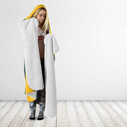 Australian Lawn Bowls Hooded Blanket Aussie Minimalist Style - Aussie Hoodie