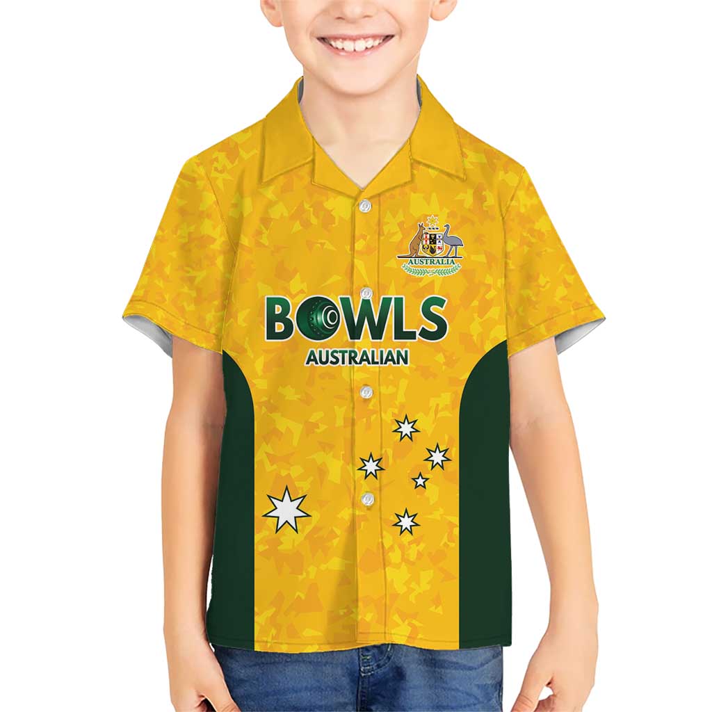 Australian Lawn Bowls Custom Kid Hawaiian Shirt Aussie Minimalist Style - Aussie Hoodie