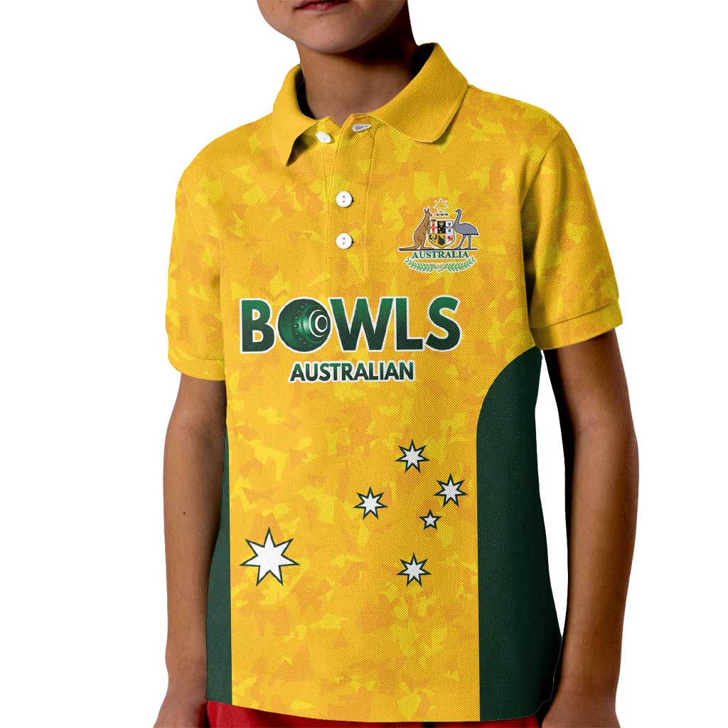 Australian Lawn Bowls Custom Kid Polo Shirt Aussie Minimalist Style - Aussie Hoodie