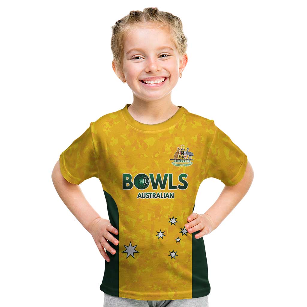 Australian Lawn Bowls Custom Kid T Shirt Aussie Minimalist Style - Aussie Hoodie
