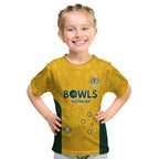 Australian Lawn Bowls Custom Kid T Shirt Aussie Minimalist Style - Aussie Hoodie
