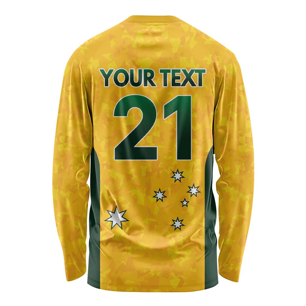 Australian Lawn Bowls Custom Long Sleeve Shirt Aussie Minimalist Style - Aussie Hoodie