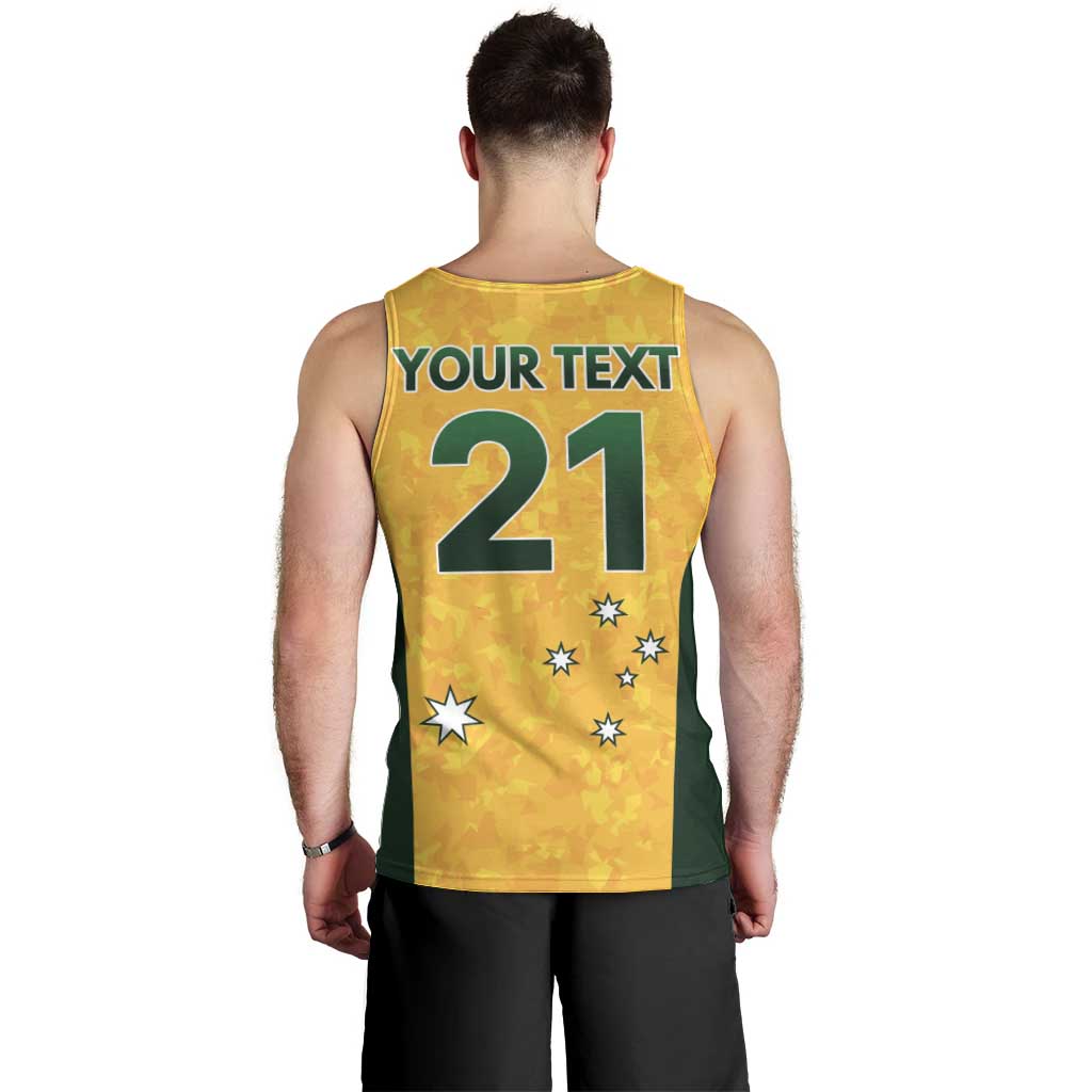 Australian Lawn Bowls Custom Men Tank Top Aussie Minimalist Style - Aussie Hoodie
