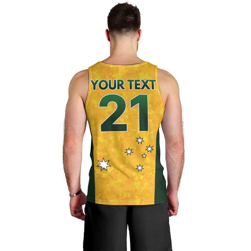 Australian Lawn Bowls Custom Men Tank Top Aussie Minimalist Style - Aussie Hoodie