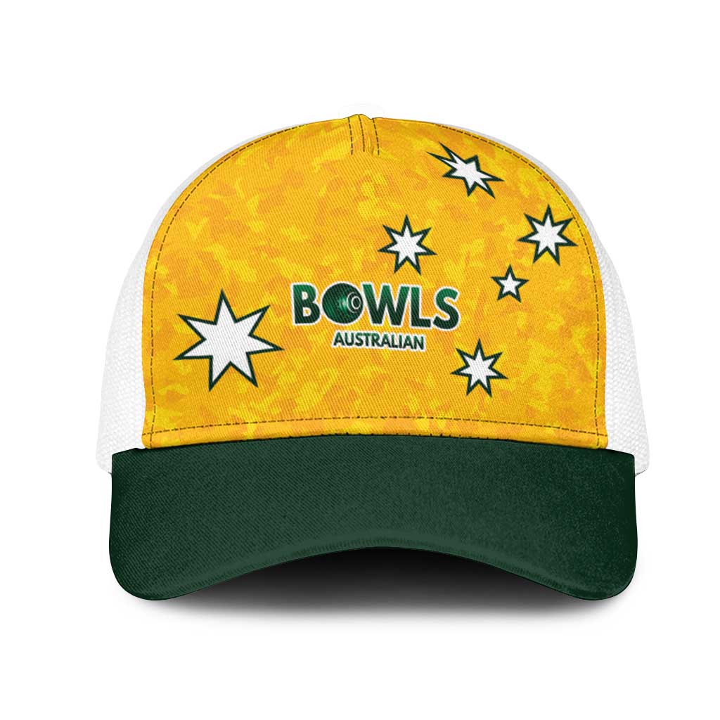 Australian Lawn Bowls Mesh Trucker Cap Aussie Minimalist Style - Aussie Hoodie