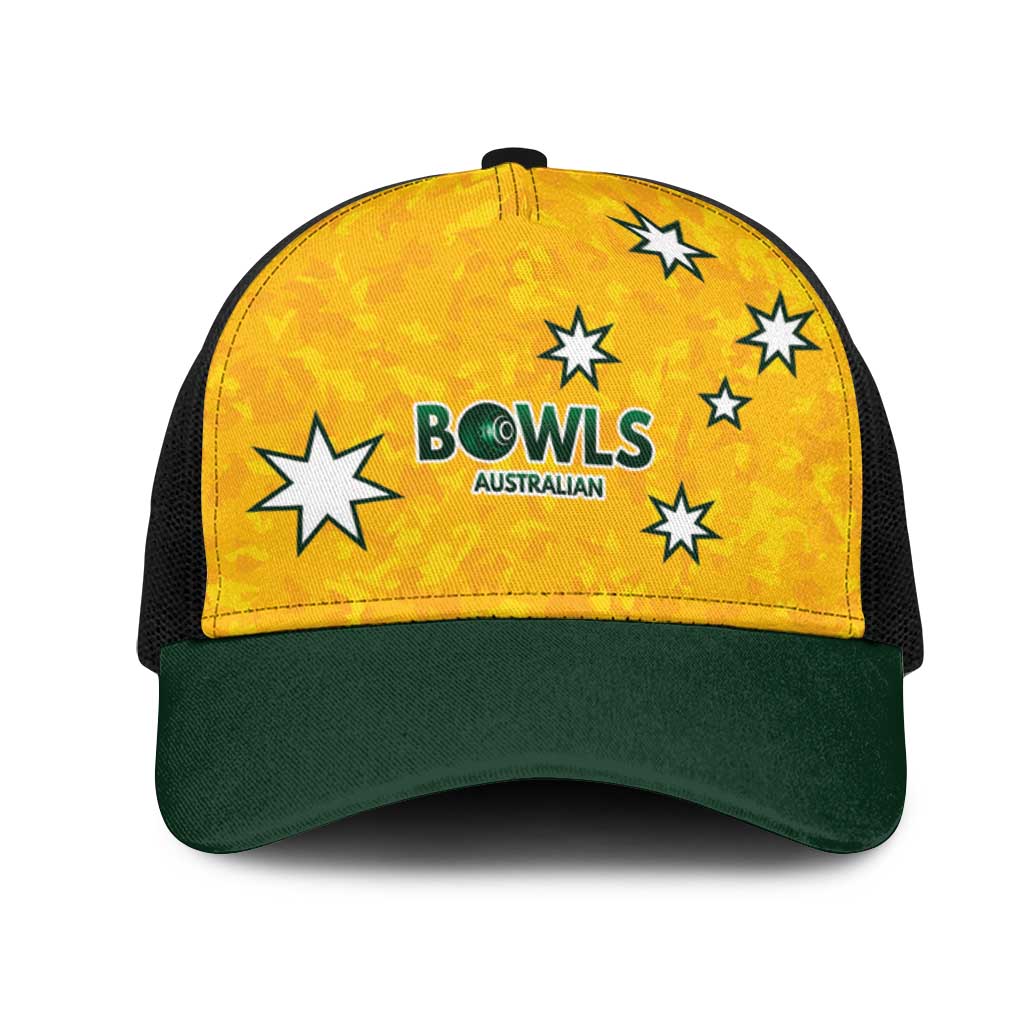 Australian Lawn Bowls Mesh Trucker Cap Aussie Minimalist Style - Aussie Hoodie