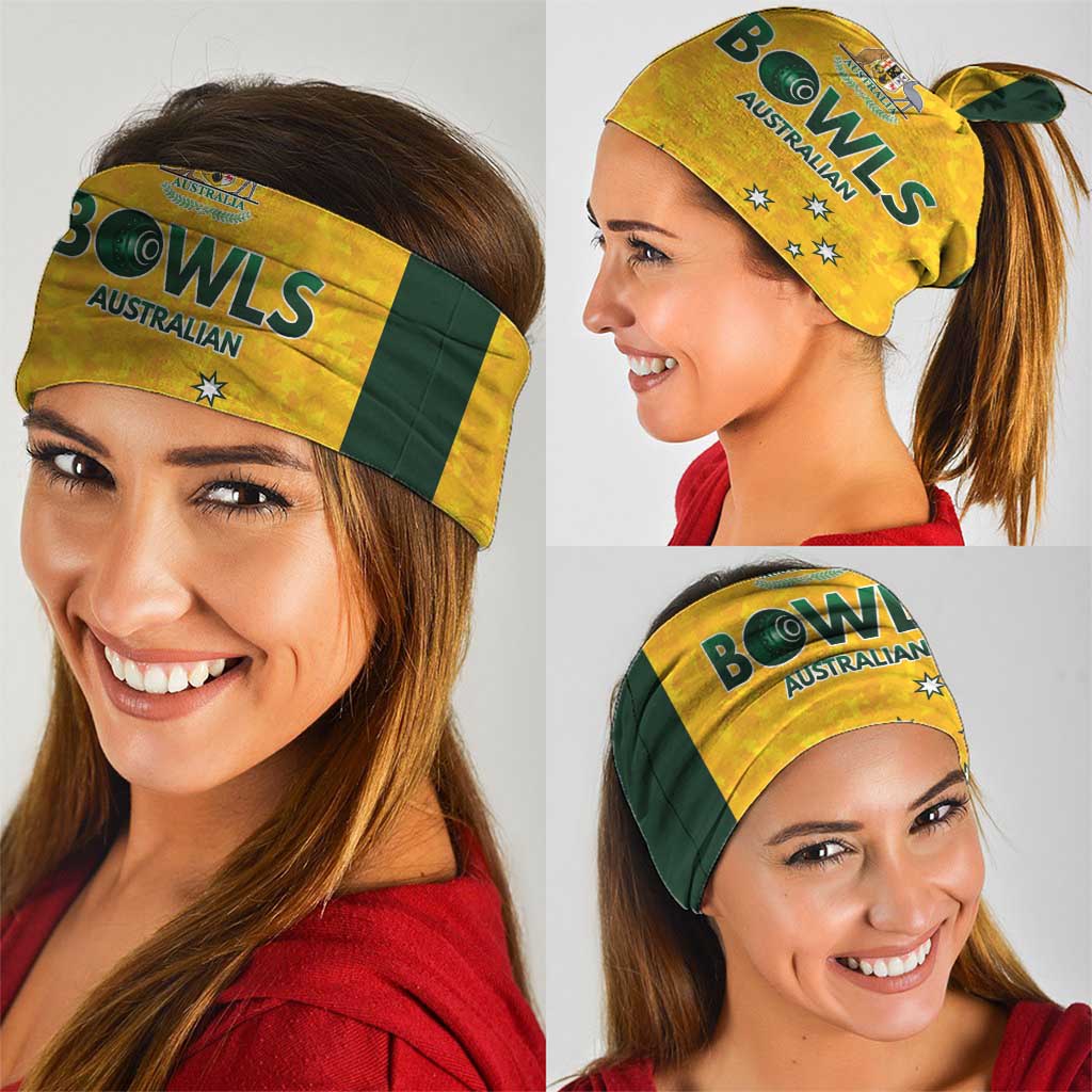 Australian Lawn Bowls Neck Gaiter Aussie Minimalist Style - Aussie Hoodie