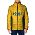 Australian Lawn Bowls Custom Padded Jacket Aussie Minimalist Style - Aussie Hoodie
