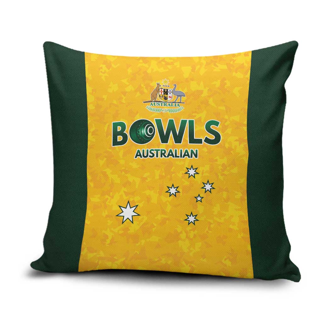 Australian Lawn Bowls Pillow Cover Aussie Minimalist Style - Aussie Hoodie