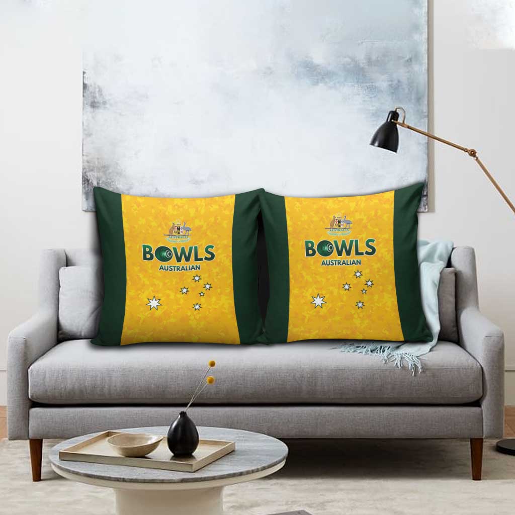 Australian Lawn Bowls Pillow Cover Aussie Minimalist Style - Aussie Hoodie