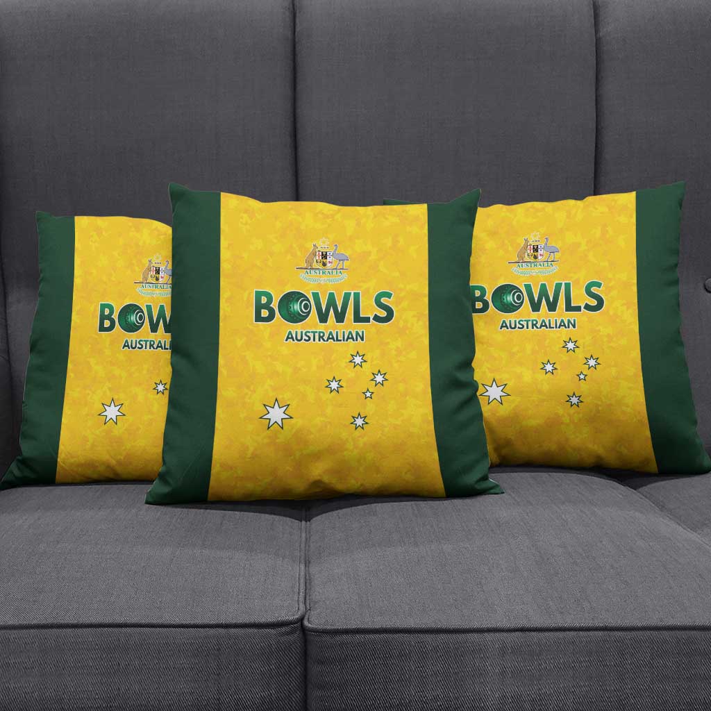 Australian Lawn Bowls Pillow Cover Aussie Minimalist Style - Aussie Hoodie