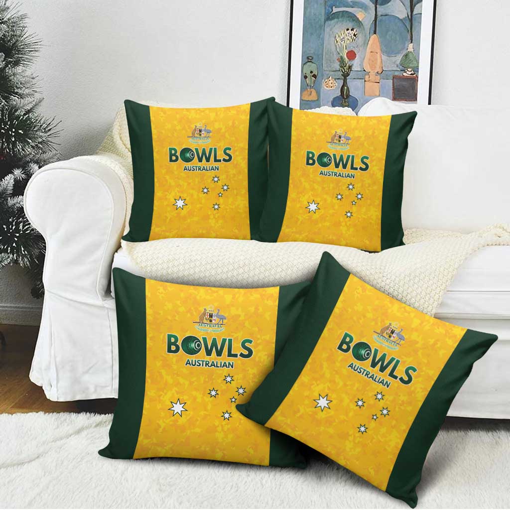 Australian Lawn Bowls Pillow Cover Aussie Minimalist Style - Aussie Hoodie