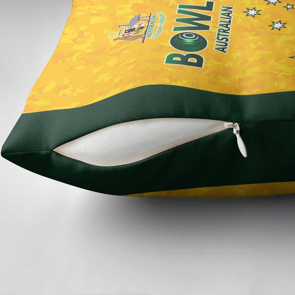 Australian Lawn Bowls Pillow Cover Aussie Minimalist Style - Aussie Hoodie