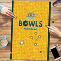 Australian Lawn Bowls Puzzle Aussie Minimalist Style - Aussie Hoodie