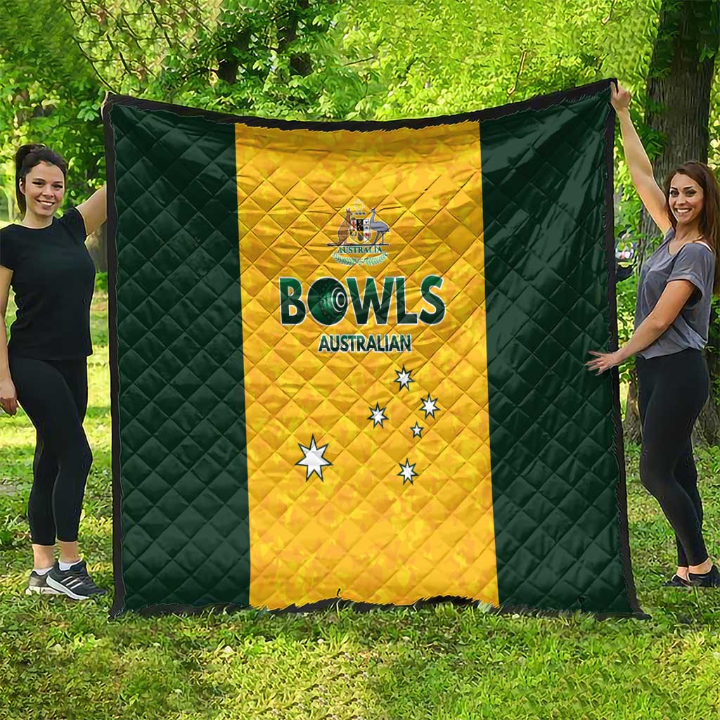 Australian Lawn Bowls Quilt Aussie Minimalist Style - Aussie Hoodie