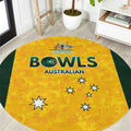 Australian Lawn Bowls Round Carpet Aussie Minimalist Style - Aussie Hoodie