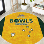 Australian Lawn Bowls Round Carpet Aussie Minimalist Style - Aussie Hoodie