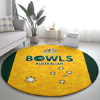 Australian Lawn Bowls Round Carpet Aussie Minimalist Style - Aussie Hoodie