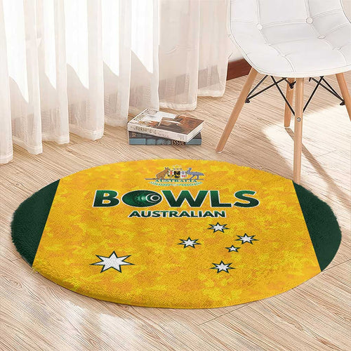 Australian Lawn Bowls Round Carpet Aussie Minimalist Style - Aussie Hoodie