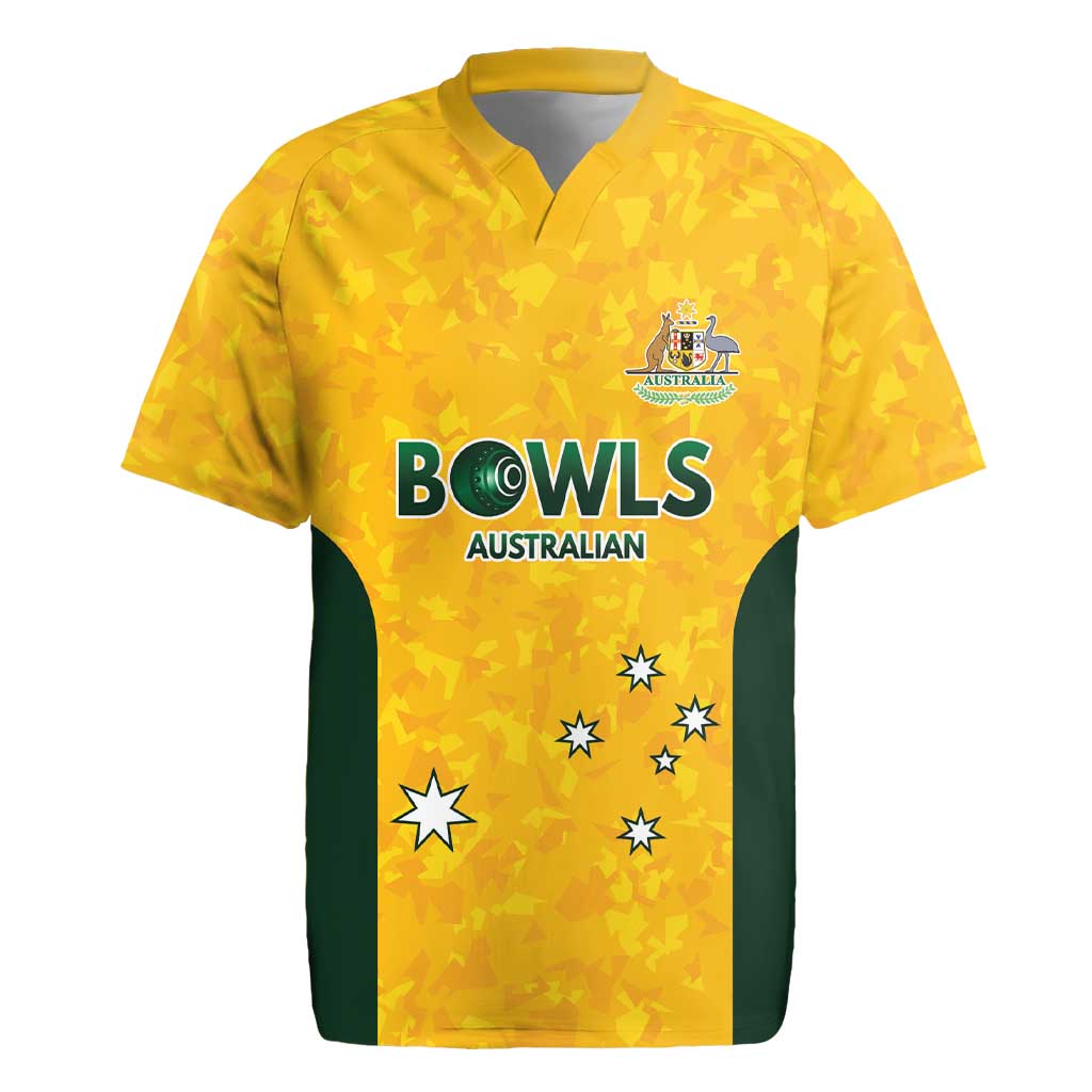 Australian Lawn Bowls Custom Rugby Jersey Aussie Minimalist Style - Aussie Hoodie