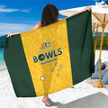 Australian Lawn Bowls Sarong Aussie Minimalist Style - Aussie Hoodie