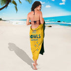 Australian Lawn Bowls Sarong Aussie Minimalist Style - Aussie Hoodie