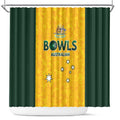 Australian Lawn Bowls Shower Curtain Aussie Minimalist Style - Aussie Hoodie