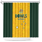 Australian Lawn Bowls Shower Curtain Aussie Minimalist Style - Aussie Hoodie