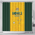 Australian Lawn Bowls Shower Curtain Aussie Minimalist Style - Aussie Hoodie