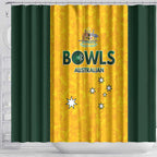 Australian Lawn Bowls Shower Curtain Aussie Minimalist Style - Aussie Hoodie